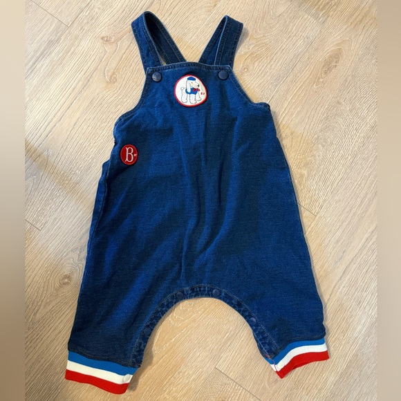 BEBE DE PINO Blue Denim Kids Overalls - Picture 1 of 3